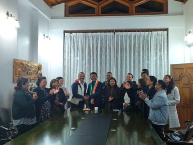 Former South Tura MLA John Leslee K Sangma Re-joins Congress Ahead of GHADC Elections