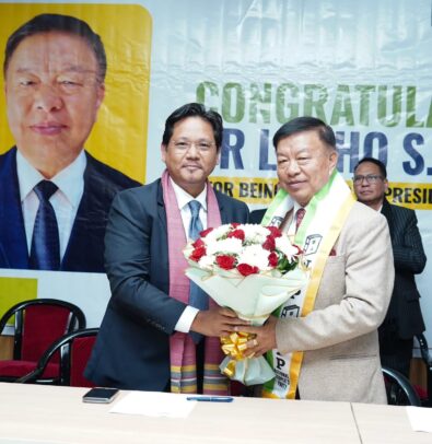 Conrad Sangma Appoints Dr. Lorho as New Manipur NPP President, Calls for Unity and Growth
