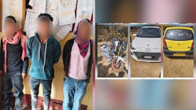 Three Suspected Bike Lifters Arrested in Pynursla, Vehicles and Phones Seized