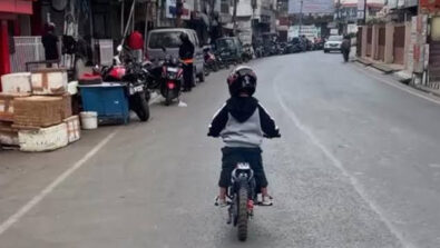 Viral Video of Toddler on Mini-Bike Triggers Police Warning in Shillong
