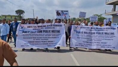 Jaintia Coal Miners Association holds Rally, Demanding Traditional Mining under Scientific Regulations