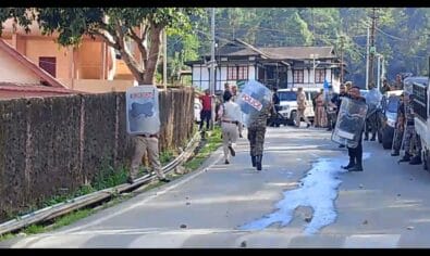 Stone-Pelting Mars KSU Rally Near Laban Police Station
