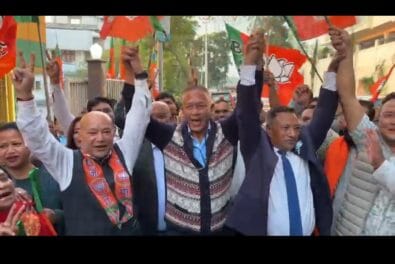 BJP Meghalaya Celebrates Victories in Assam & West Bengal, Targets 2028 Govt Formation