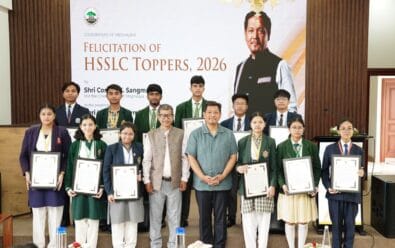 Meghalaya CM Conrad K. Sangma Felicitates HSSLC Toppers