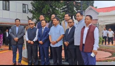 MDA Shows Unity as James P.K. Sangma Files Papers for Lone Rajya Sabha Seat