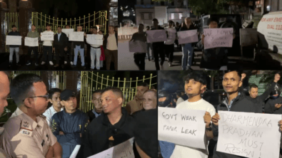 Meghalaya Congress Stage Protest Outside Raj Bhavan