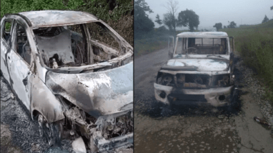 Police Probe Night Vehicle Blazes in West Khasi, East Jaintia Hills