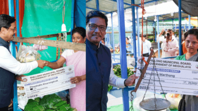 Meghalaya CM Inspects New Polo Vendors’ Market