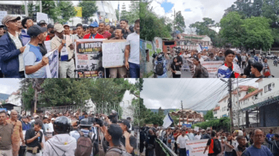 Shillong Sees Massive VPP Secretariat March